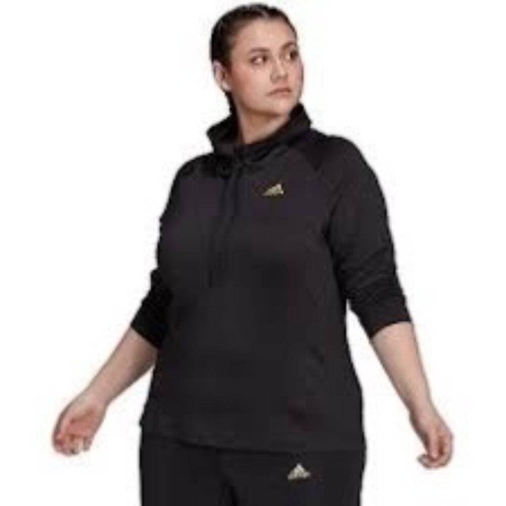 NWT Plus Size adidas Warm High-Collar Sweatshirt Women Size 3X